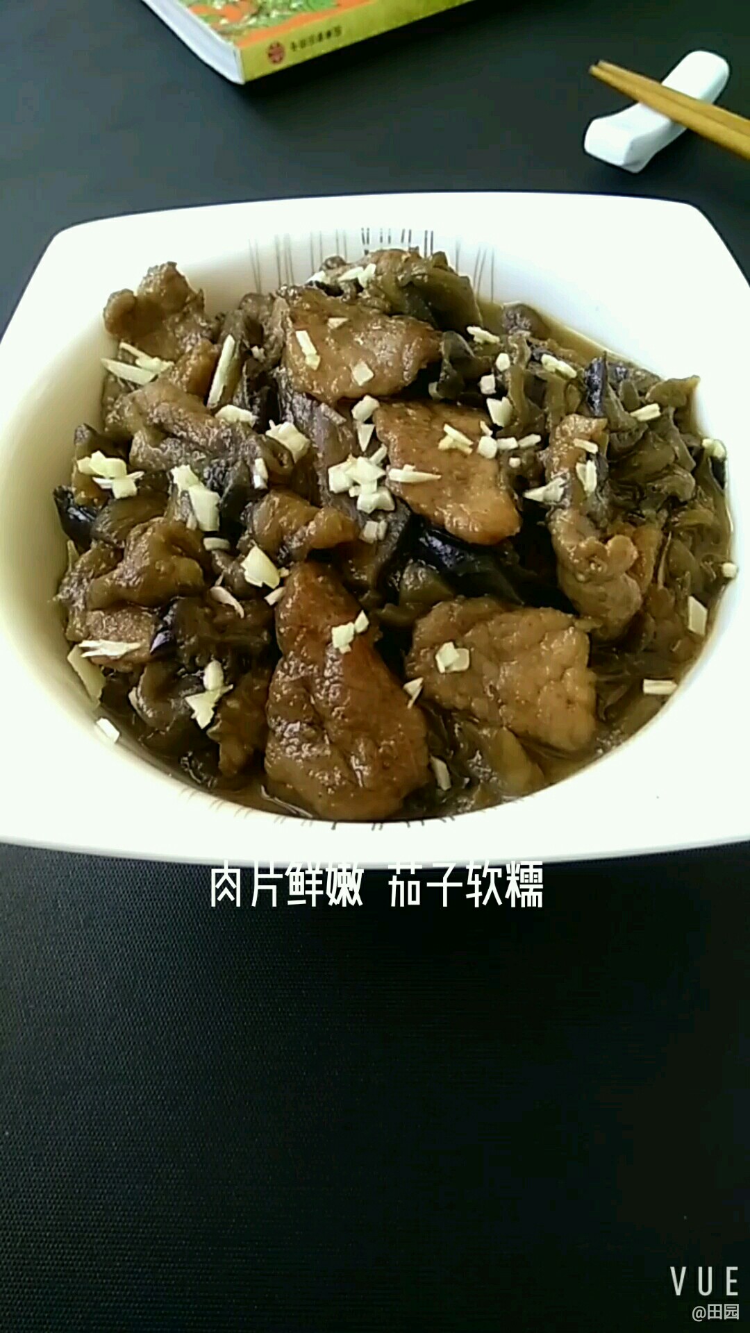 猪肉烧茄子成品图