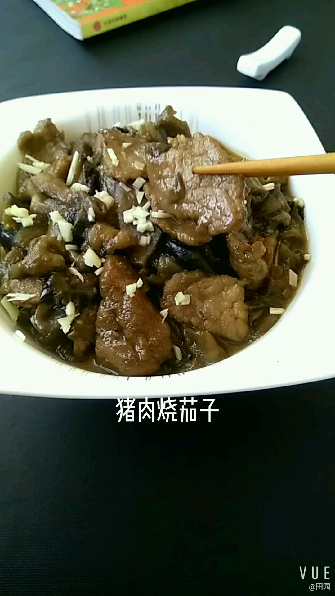 猪肉烧茄子成品图